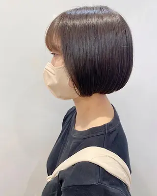 ショート 石山 /切りっぱなしボブのヘアスタイル