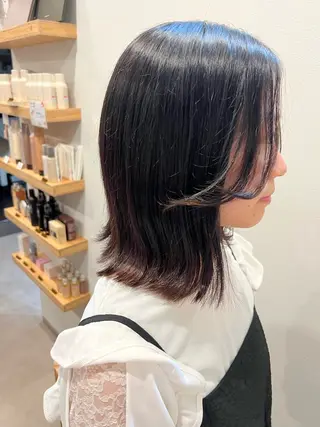 ミディアム YUKA NOA三宮店のヘアスタイル