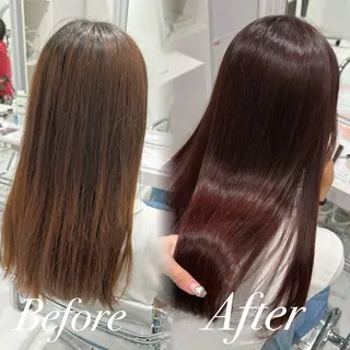 セミロング 韓国スタイル🇰🇷 児島葉月のヘアスタイル