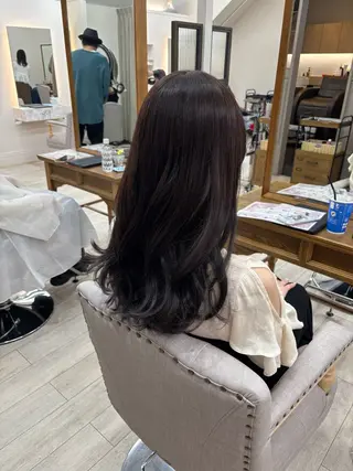 ロング カラー かせい/リタッチ無料 🔥期間限定🔥のヘアスタイル