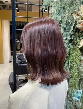 ミディアム カラー 透明感/レイヤー カット🎀Maco.のヘアスタイル