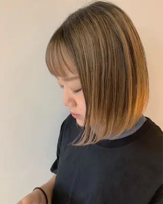 ミディアム 菅原リキヤ くびれレイヤーヘアのヘアスタイル