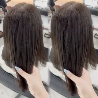 ロング カラー 赤み無し柔らかカラー 【梅田】madokaのヘアスタイル