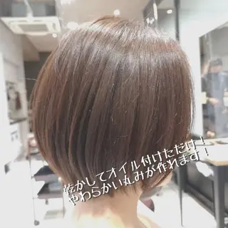 ショート 縮毛矯正✨️レイヤー クボタリョウのヘアスタイル