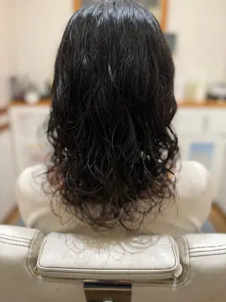 セミロング ROSSO川口 アラカワのヘアスタイル