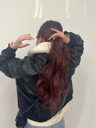 ロング カラー 似合わせカット🌼 沙奈のヘアスタイル