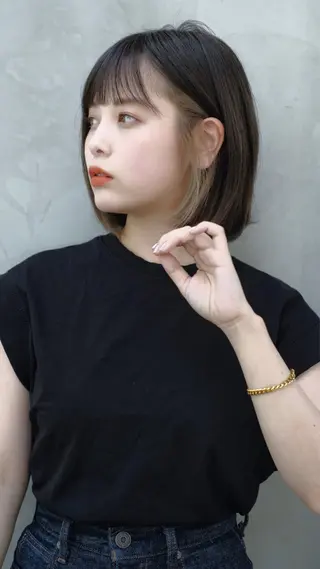 ミディアム 似合わせヘア/ボブ/ ミディアム/Takaのヘアスタイル