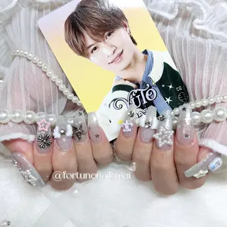 ネイル 🎀Mai 🎀12/17空✩⡱のネイルデザイン