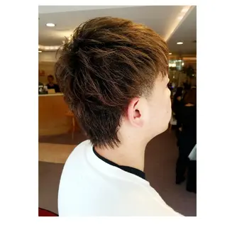 メンズ ショート EMANON名古屋所属・美谷添（ミヤゾエ） まどか大人ヘアサロンのヘアスタイル