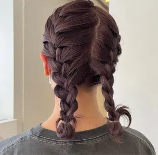 セミロング カラー セジールヘアメゾン所属・韓国レイヤー/透明感 カラー🐈曾根高のヘアスタイル