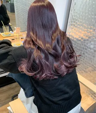 ロング Juri /暖色カラーのヘアスタイル