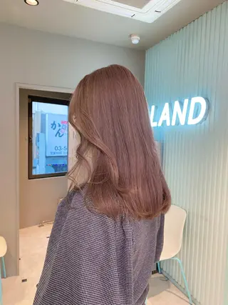 セミロング ケアブリーチ🌟 ♢WATARU♢のヘアスタイル