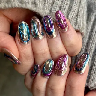 ネイル 個性派ニュアンス nuts nail所属・【池袋】nuts nail　なつみのネイルデザイン