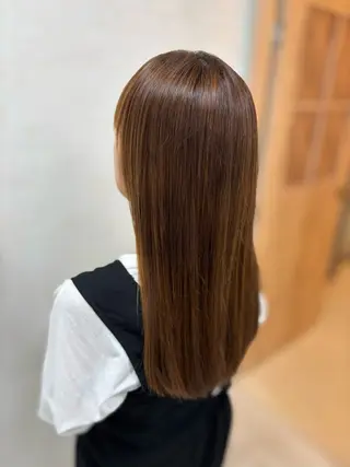 ロング パーマ 中尾 文架のヘアスタイル