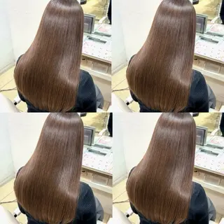 セミロング 【髪質改善カラー】 あむ·. ⟡ 🖤のヘアスタイル