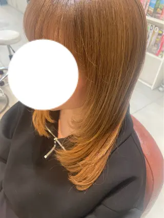 セミロング 平 真亜里のヘアスタイル
