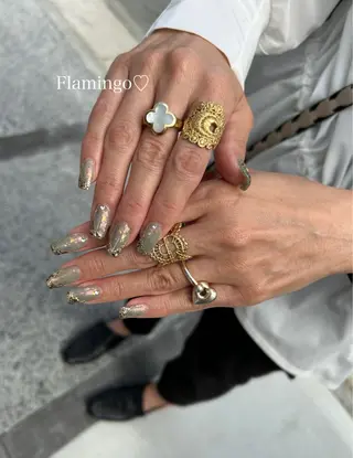 ネイル 40代からの爪を守る ×ケア重視サロン♡のネイルデザイン