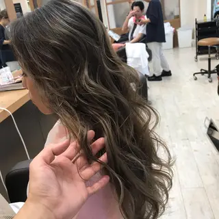 ロング カラー Lien 深井店のヘアスタイル
