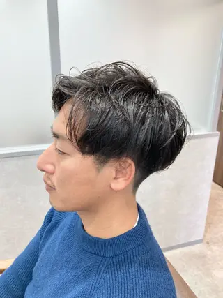 ショート パーマ パーマ職人 矢部絢一のヘアスタイル