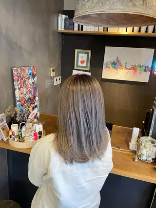 ミディアム カラー D.log 大和西大寺店所属・川崎 雅大のヘアスタイル