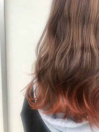 セミロング カラー 井澤 和花のヘアスタイル