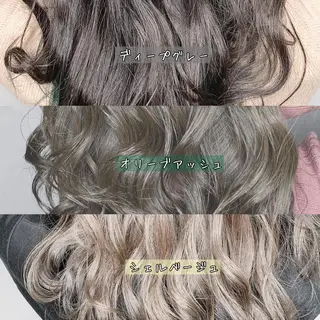 セミロング カラー パーマ ヘアアレンジ ネイル マツエク・マツパ 🫧代表/新宿駅近/ 限定価格🫧田辺貴裕のヘアスタイル