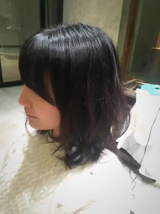 ミディアム 松村 崇弘のヘアスタイル