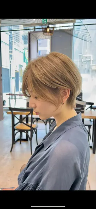 ショート カラー 🌈銀座、ボブ ショート🌈にっしーのヘアスタイル
