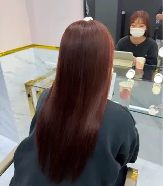 ロング カラー DIA所属・難波 凌也のヘアスタイル