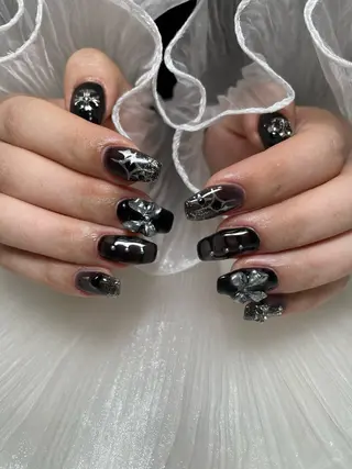 ネイル るか/透明感 カラー/アレンジのヘアスタイル