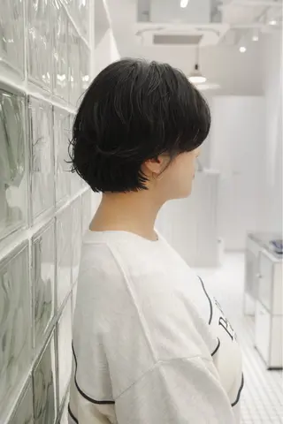 ショート パーマ 🌱ぱつっと/ボブ 🌱のヘアスタイル
