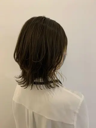 ミディアム 飯塚 昇太のヘアスタイル