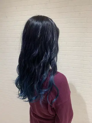 ロング カラー 岩永 梨玖のヘアスタイル