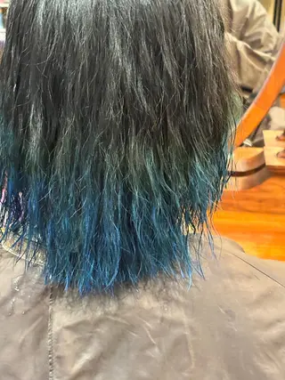 ミディアム カラー パーマ メンズ おしゃれ泥棒 石原メンズ特化美容師のヘアスタイル
