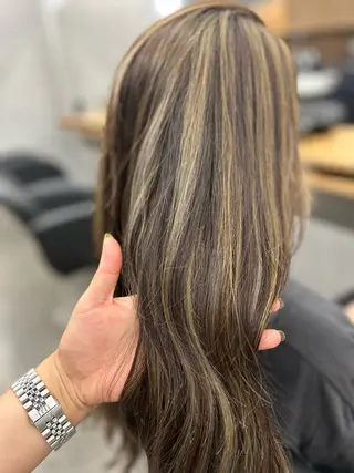 ロング カラー N/デザインカラー 🌿ナギのヘアスタイル