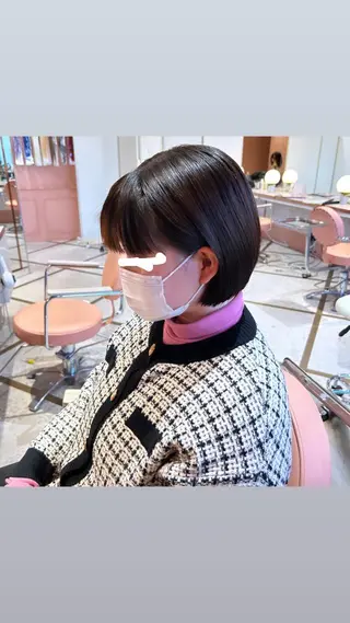 ショート Hui.所属・縮毛矯正・髪質改善 特化 出納 直起のヘアスタイル