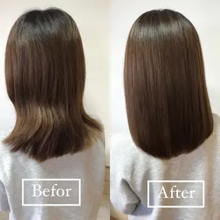 ミディアム 髪質改善くすみカラー 🍀/石川大輔のヘアスタイル