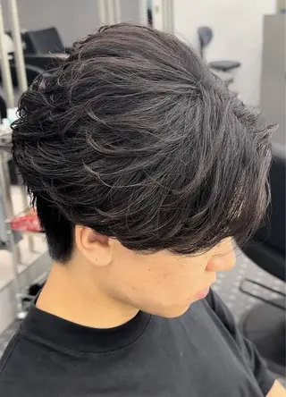 ミディアム 森口 竜匡のヘアスタイル