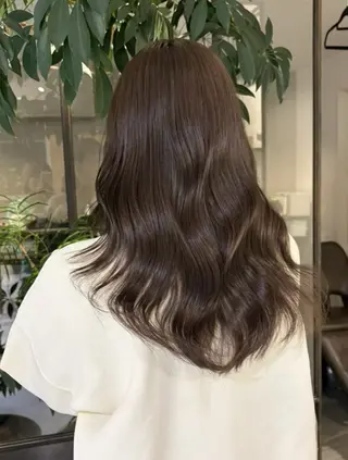 ミディアム 本田 聖のヘアスタイル
