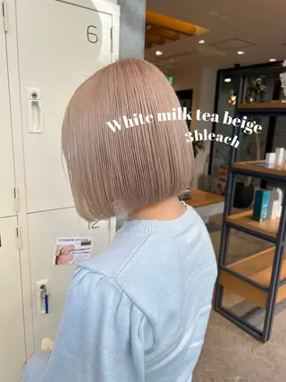 ショート カラー Kana 🍋 ハイトーン【高円寺】のヘアスタイル