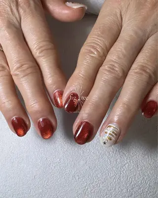 ネイル fig tree所属・fig  tree 地爪育成モニターのネイルデザイン