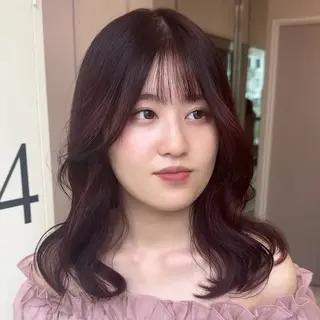 セミロング SIGMA所属・みね ゆうはのヘアスタイル