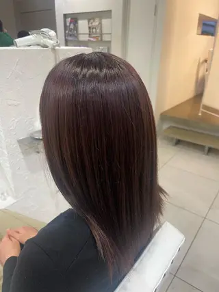 セミロング ラム【CLAP】 🤍のヘアスタイル