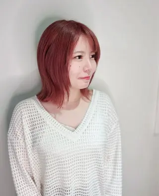 ミディアム カラー HAIR&LIFE Omote町田店所属・ヘアーアンドライフ オモテのヘアスタイル