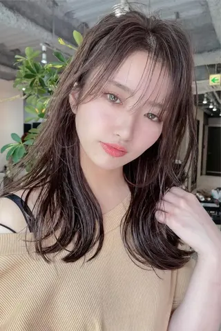 ロング カラー 永作 真司のヘアスタイル