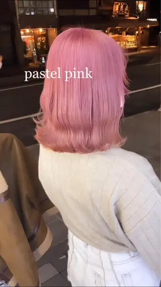 ミディアム カラー Selenehair 三条本店のヘアスタイル