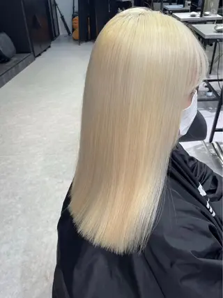 ミディアム カラー PELEshibuya所属・カットモデル様無料 💎saaya💎のヘアスタイル