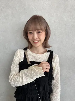 ショート 【earth】オガタ 🫧髪質改善縮毛🫧のヘアスタイル