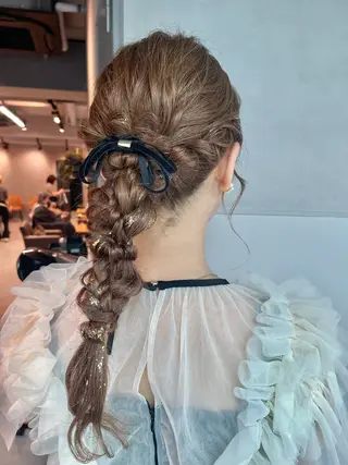 ヘアアレンジ charm《銀座》 ヘアセット/縮毛矯正のヘアスタイル