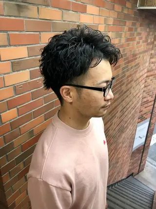 パーマ メンズ ⭐️TOSHIKI メンズパーマオタク⭐のヘアスタイル
